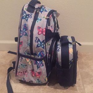 pottery barn backpack and lunchbox